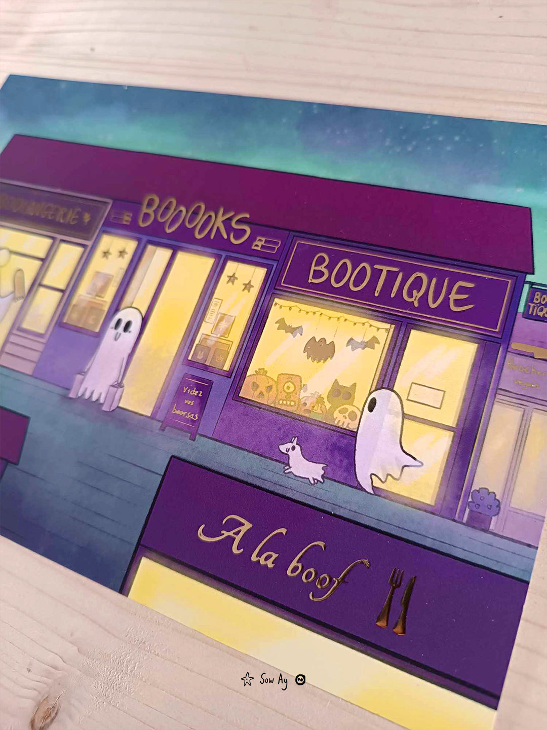 Print A5 Shiny - City of Boo