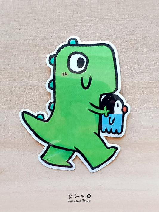 Sticker Tiny and Pengy