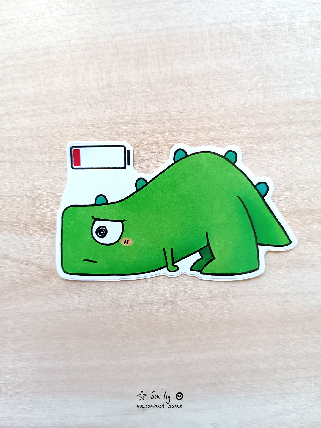 Sticker Low Battery