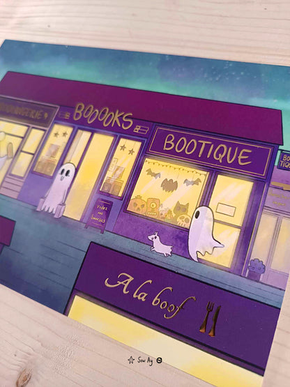 Print A5 Shiny - City of Boo