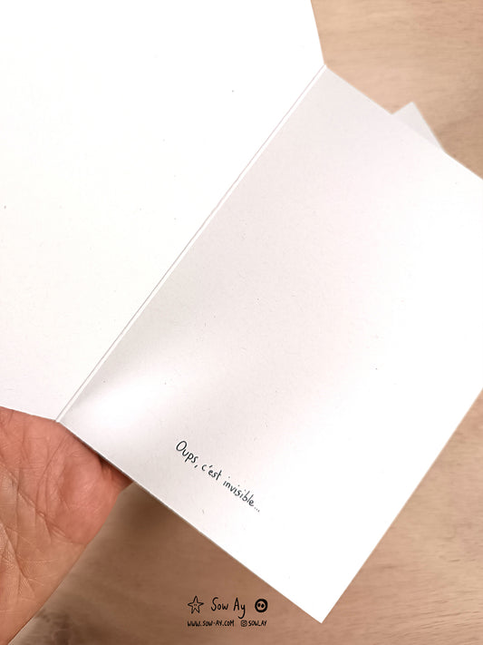 Carte - Ce fantôme a un message