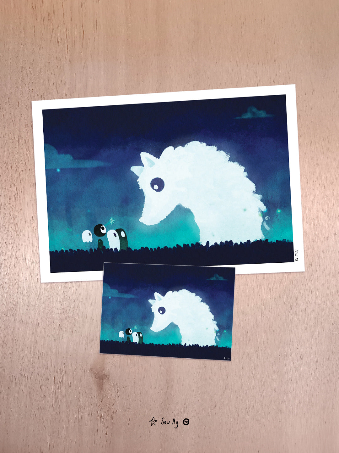 Print Wolf Nobodies