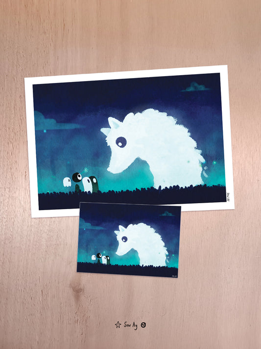 Print Wolf Nobodies