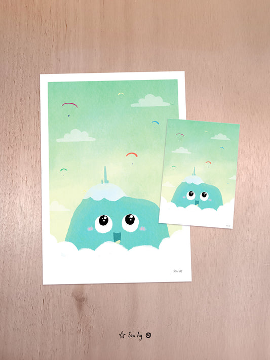 Print Puy-de-Dôme - Parapentes