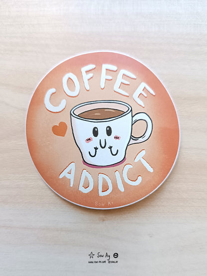 Sticker Coffee Addict