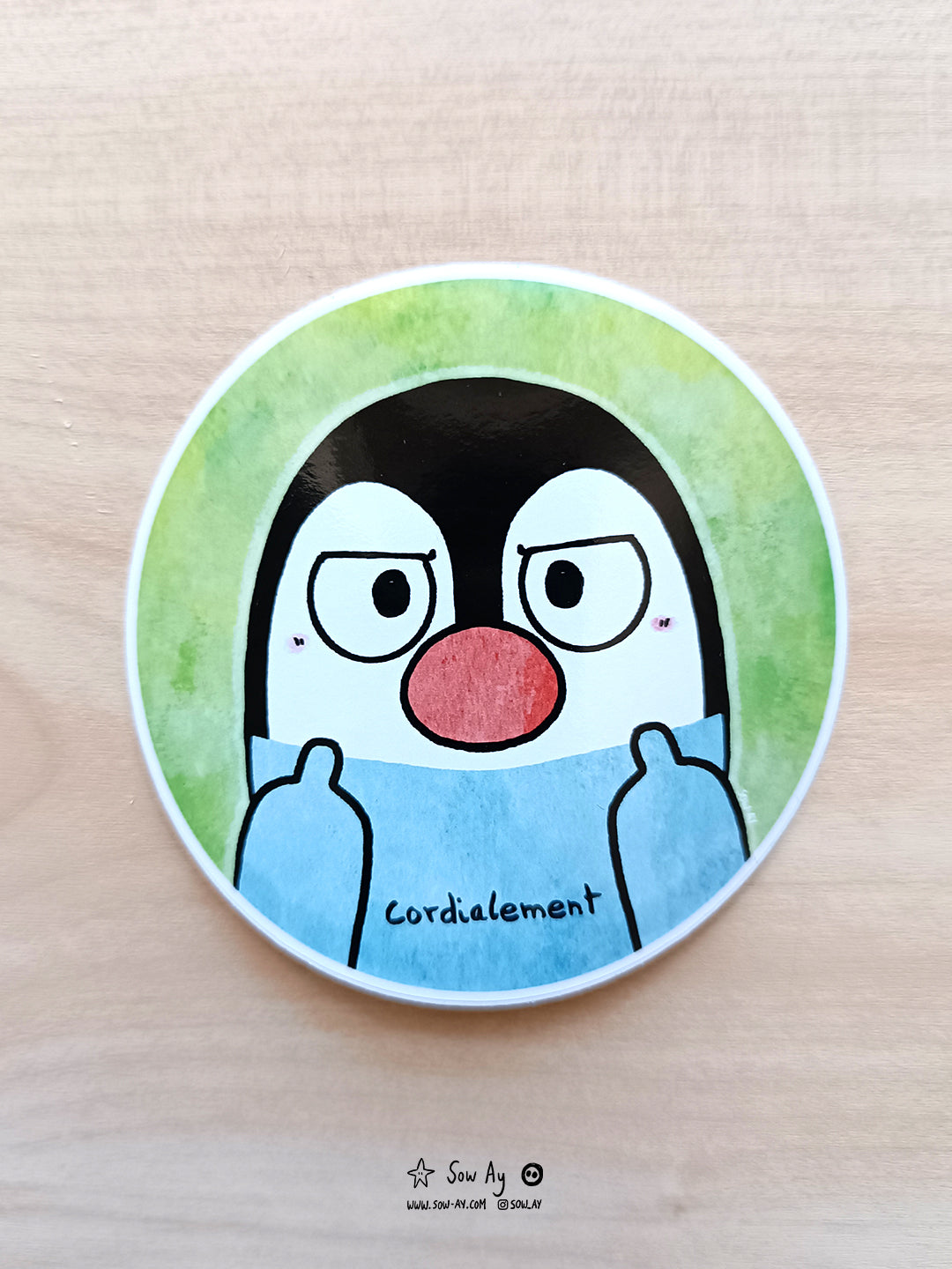 Sticker Cordialement