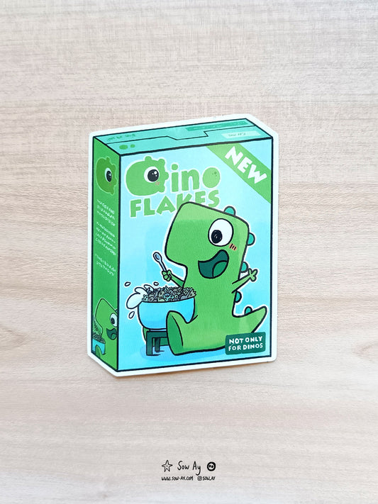 Sticker Dino Flakes