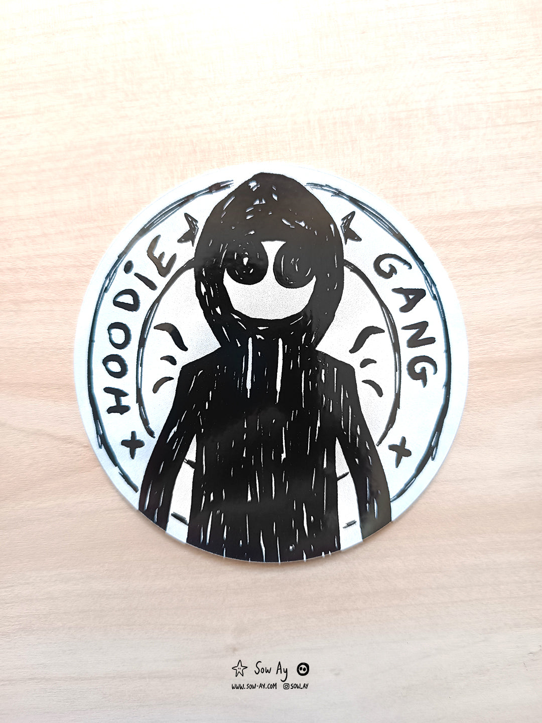 Sticker Hoodie Gang
