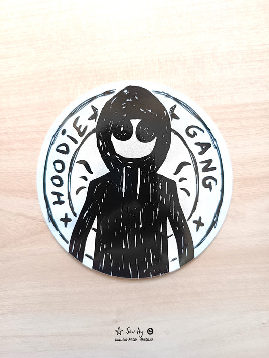 Sticker Hoodie Gang