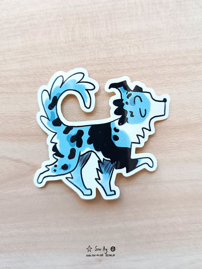 Sticker Sully walk