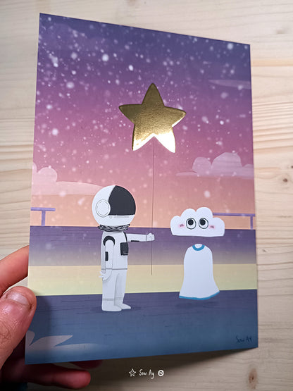Print Star Balloon