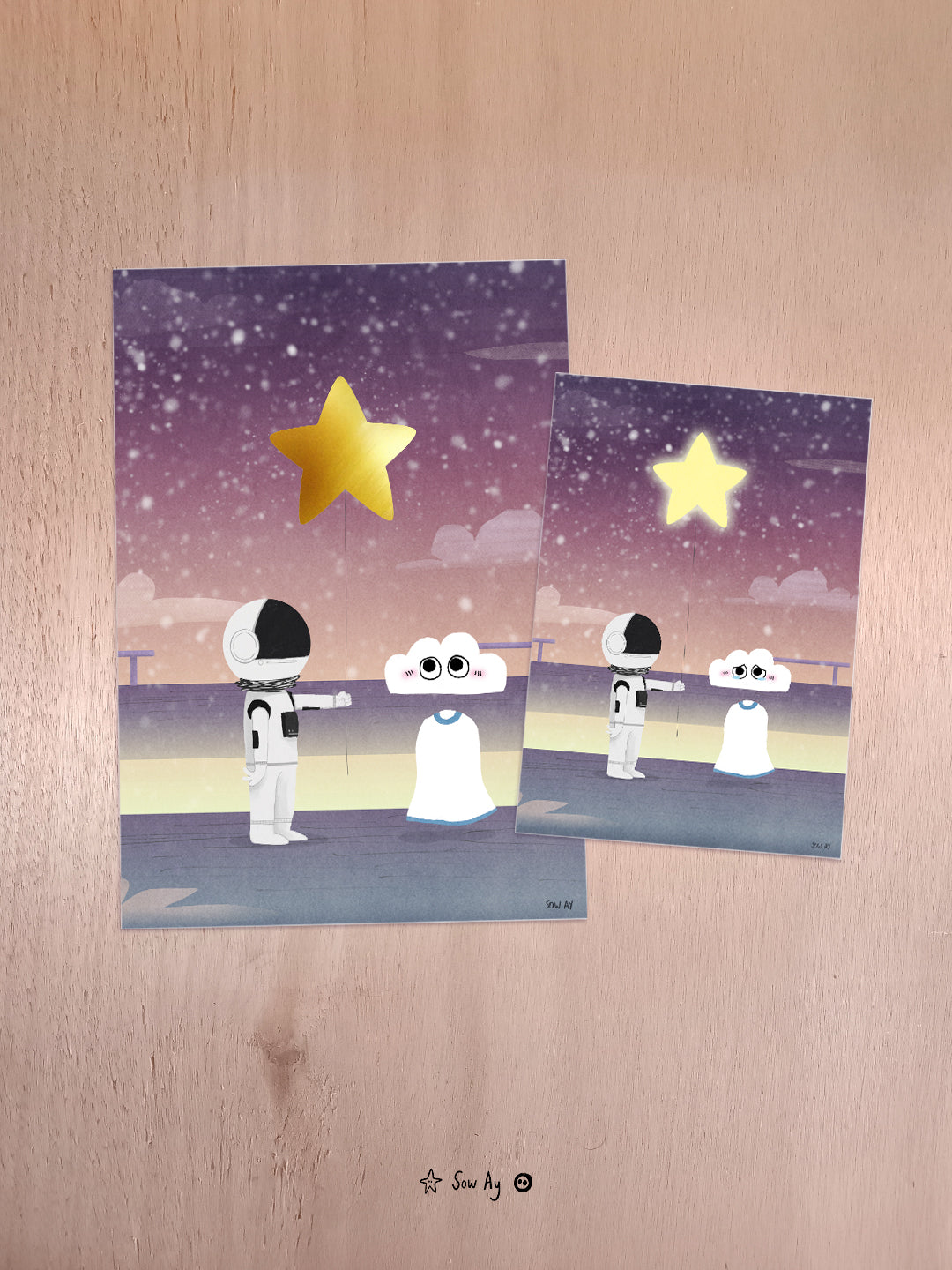 Print Star Balloon